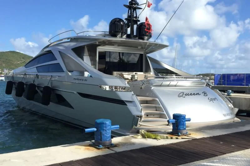 a boat on the water aboard QUEEN B SPORT Yacht for Sale