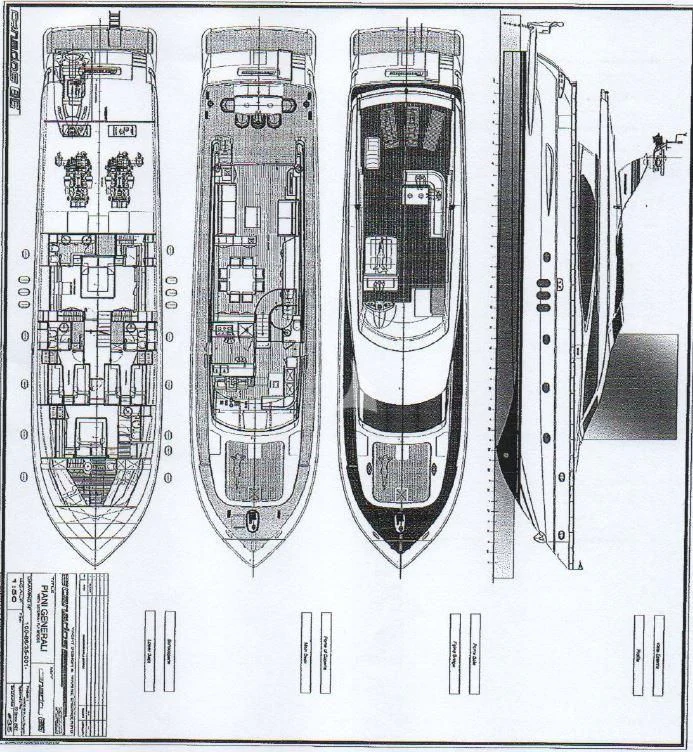 diagram aboard KARISMA Yacht for Sale