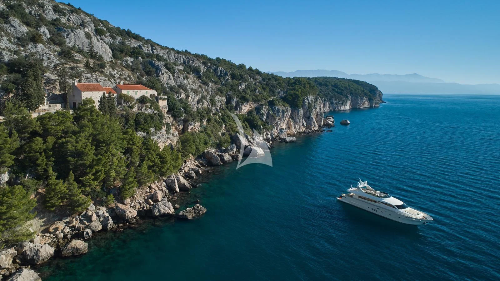 a boat on the water aboard KARISMA Yacht for Sale