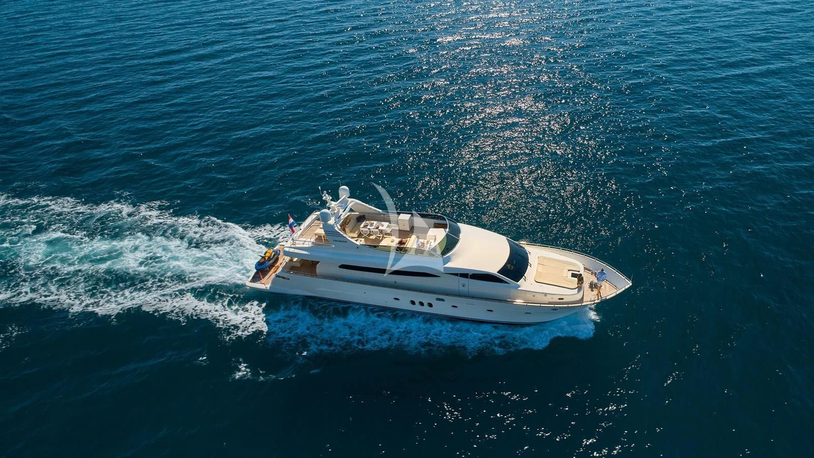 a boat on the water aboard KARISMA Yacht for Sale