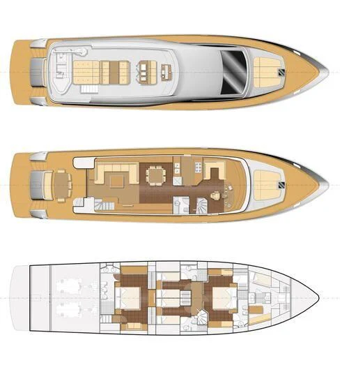 diagram aboard JAUNI Yacht for Sale