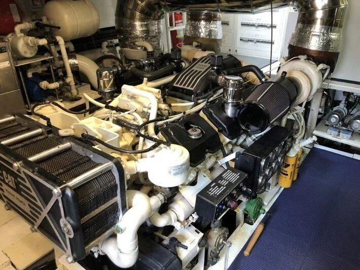 a machine with many parts aboard JAUNI Yacht for Sale