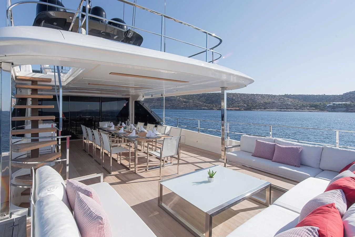 a boat on the water aboard NO SAUCE Yacht for Sale