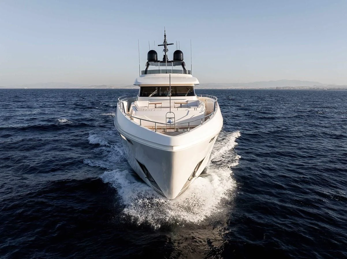 a boat on the water aboard NO SAUCE Yacht for Sale