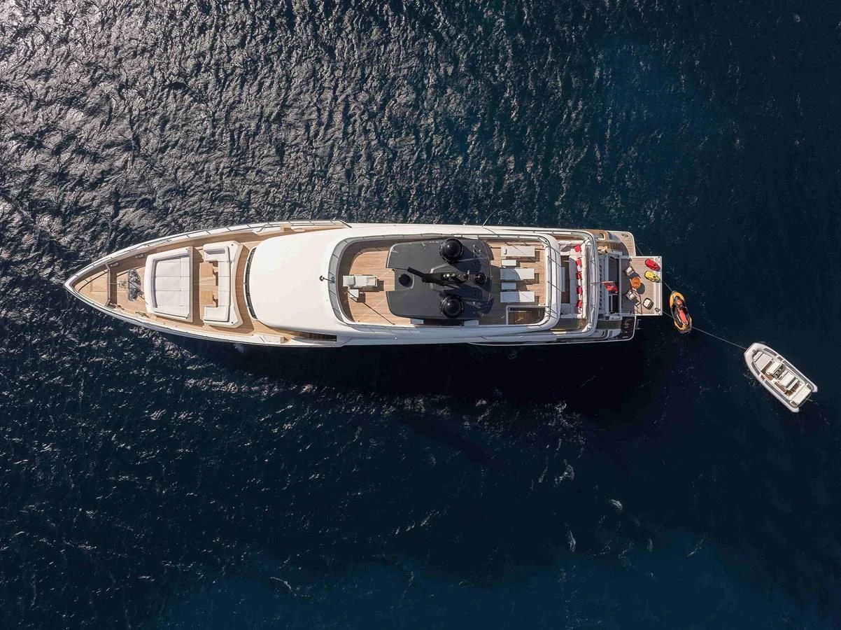 a boat in the water aboard NO SAUCE Yacht for Sale