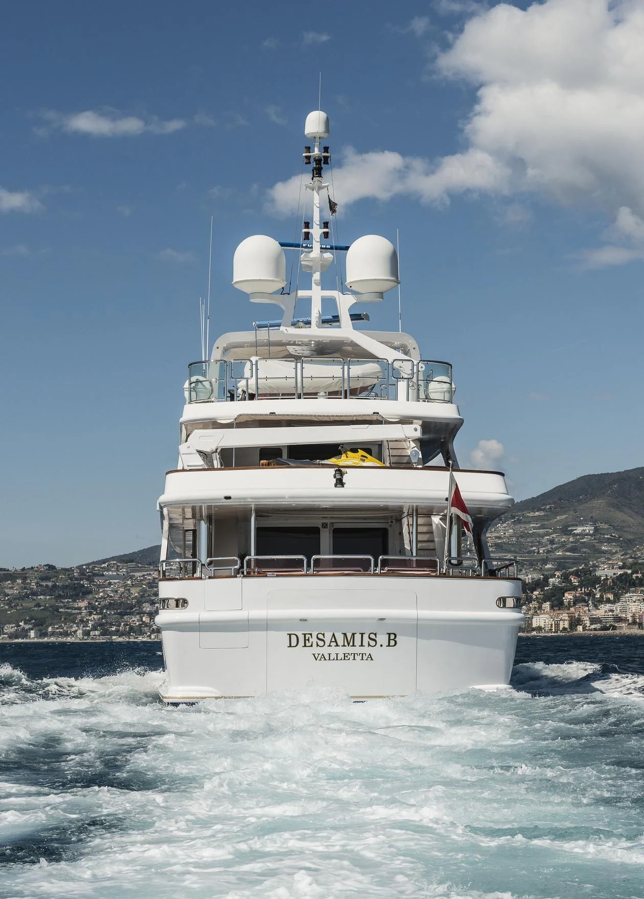 a boat on the water aboard DESAMIS B Yacht for Sale