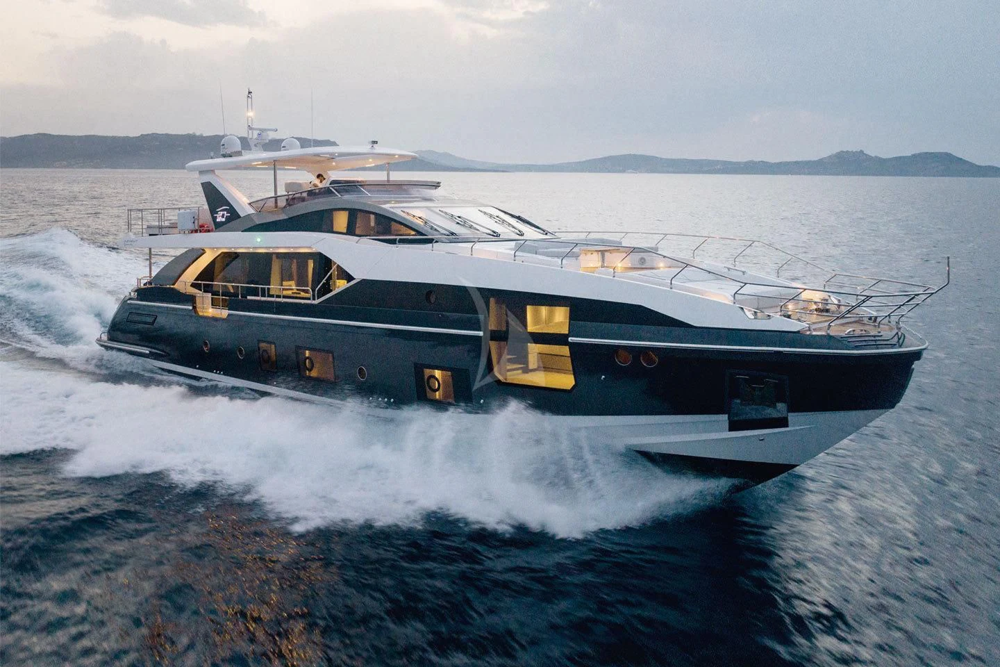a boat splashing in the water aboard MAREA LA NAUTICA Yacht for Sale