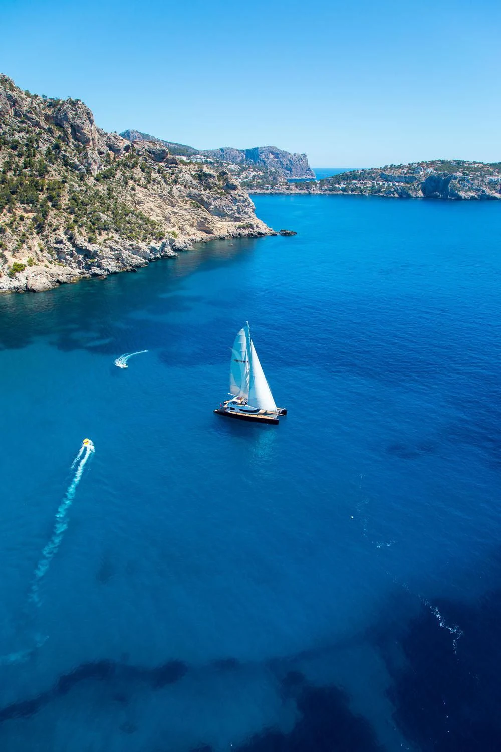 a sailboat on the water aboard MASHUA BLUU Yacht for Sale