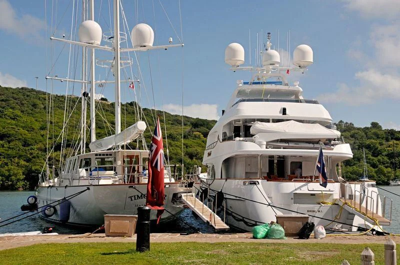 a boat on the water aboard TOUCH Yacht for Sale
