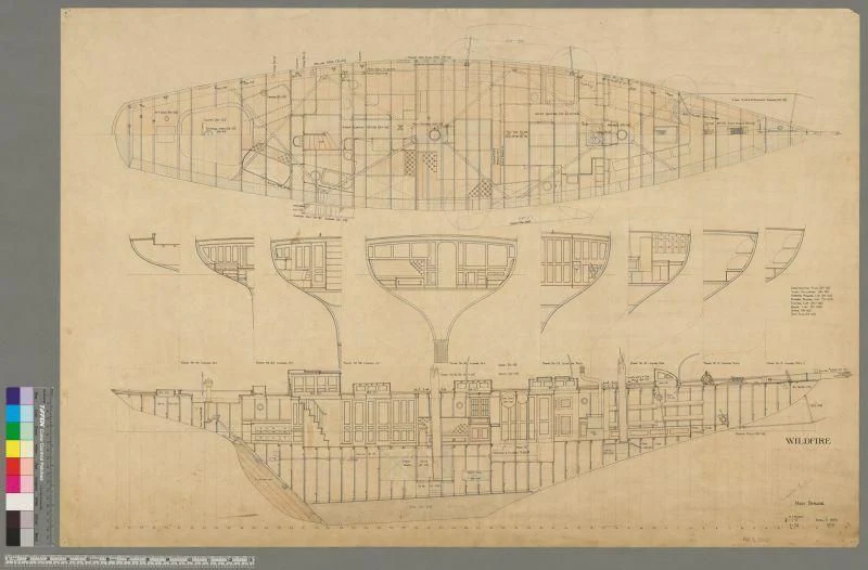 diagram aboard ATREVIDA Yacht for Sale