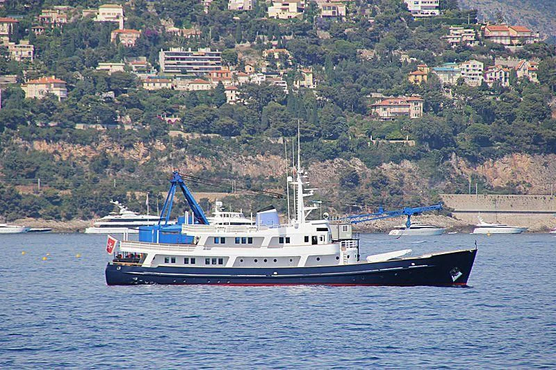 a boat in the water aboard ICE LADY Yacht for Sale