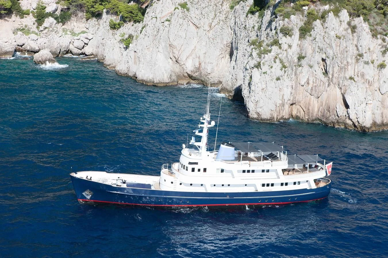 a boat in the water aboard ICE LADY Yacht for Sale