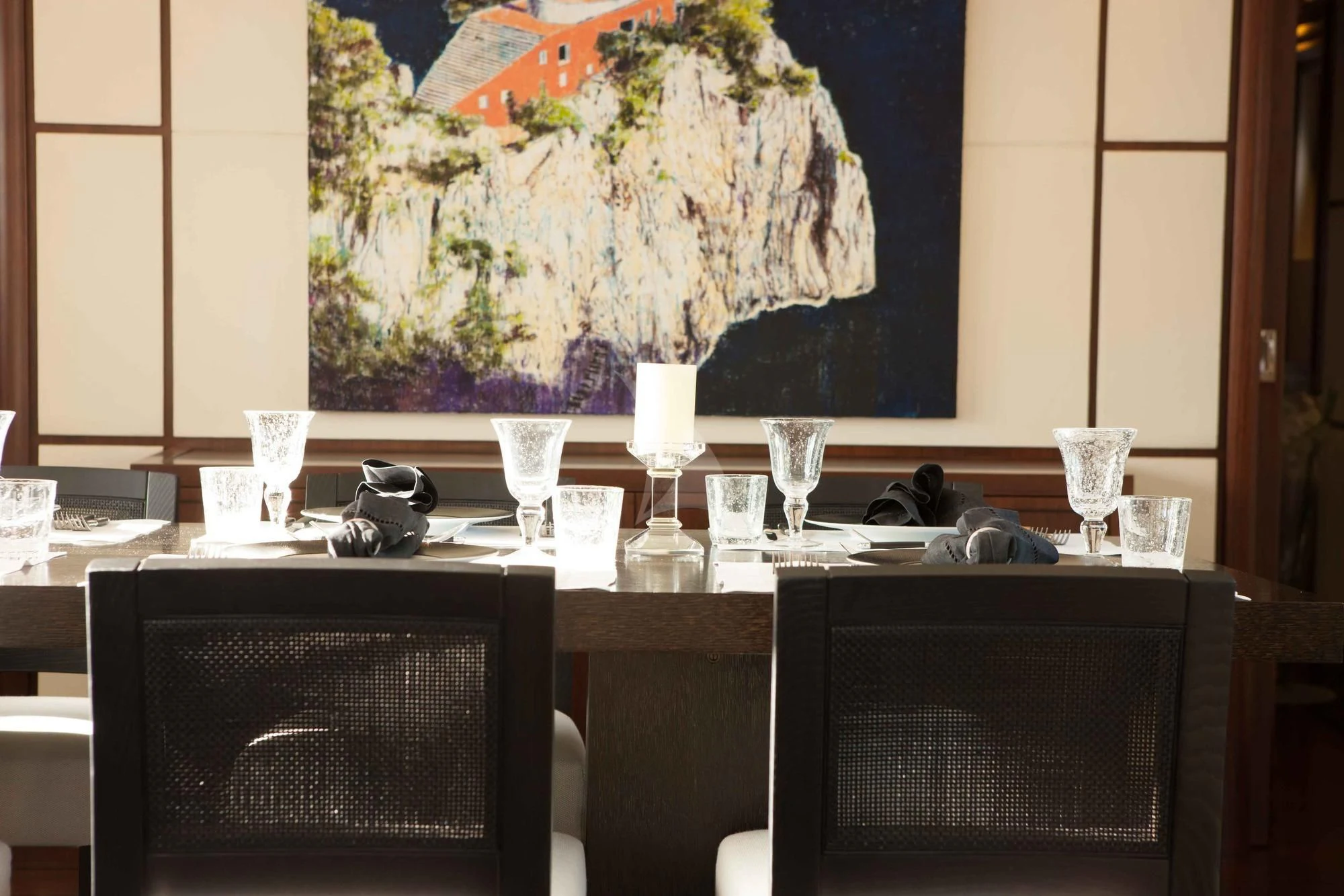 a large screen with a large map aboard ICE LADY Yacht for Sale