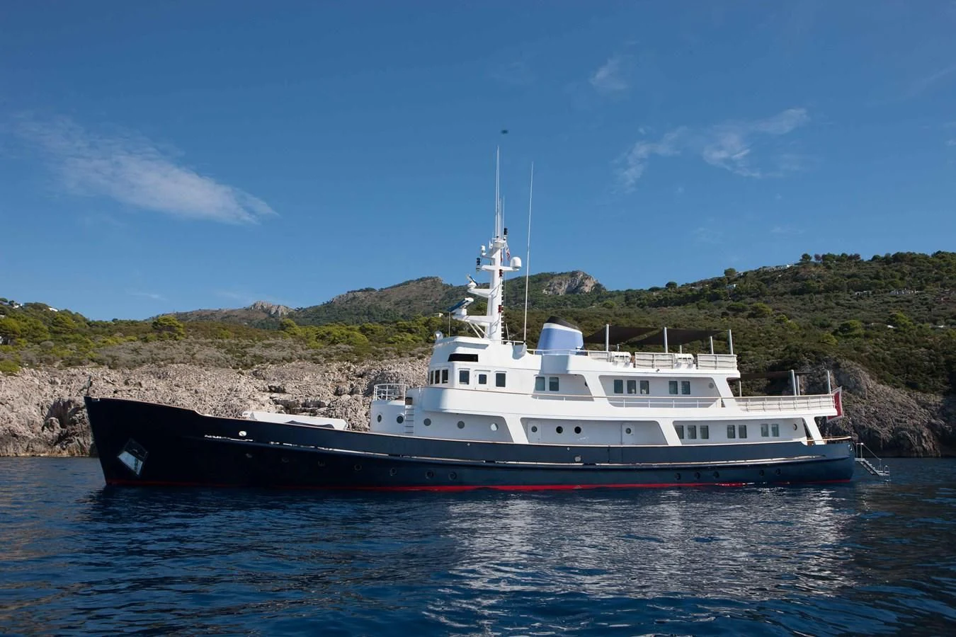 a boat on the water aboard ICE LADY Yacht for Sale