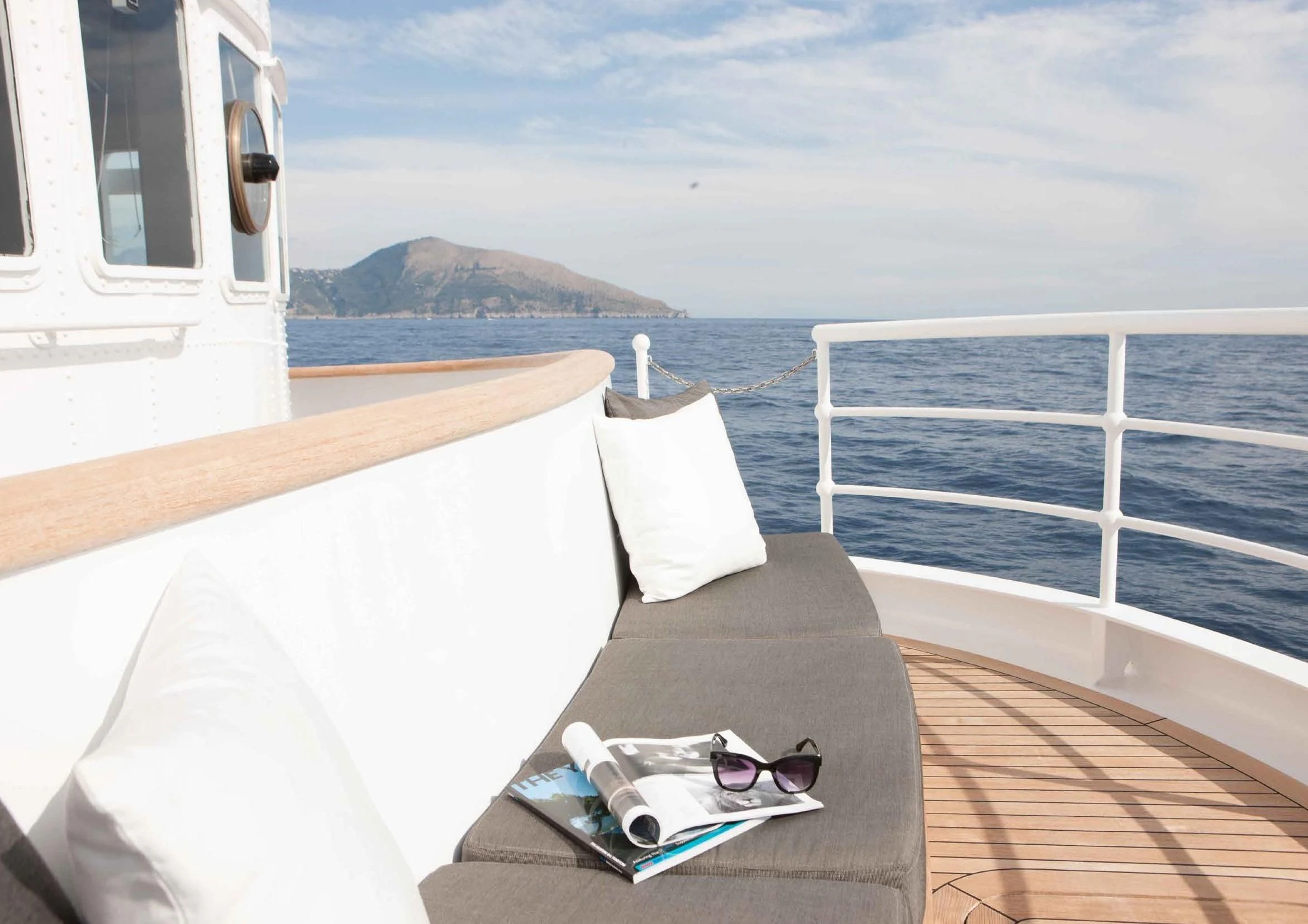 a boat on the water aboard ICE LADY Yacht for Sale