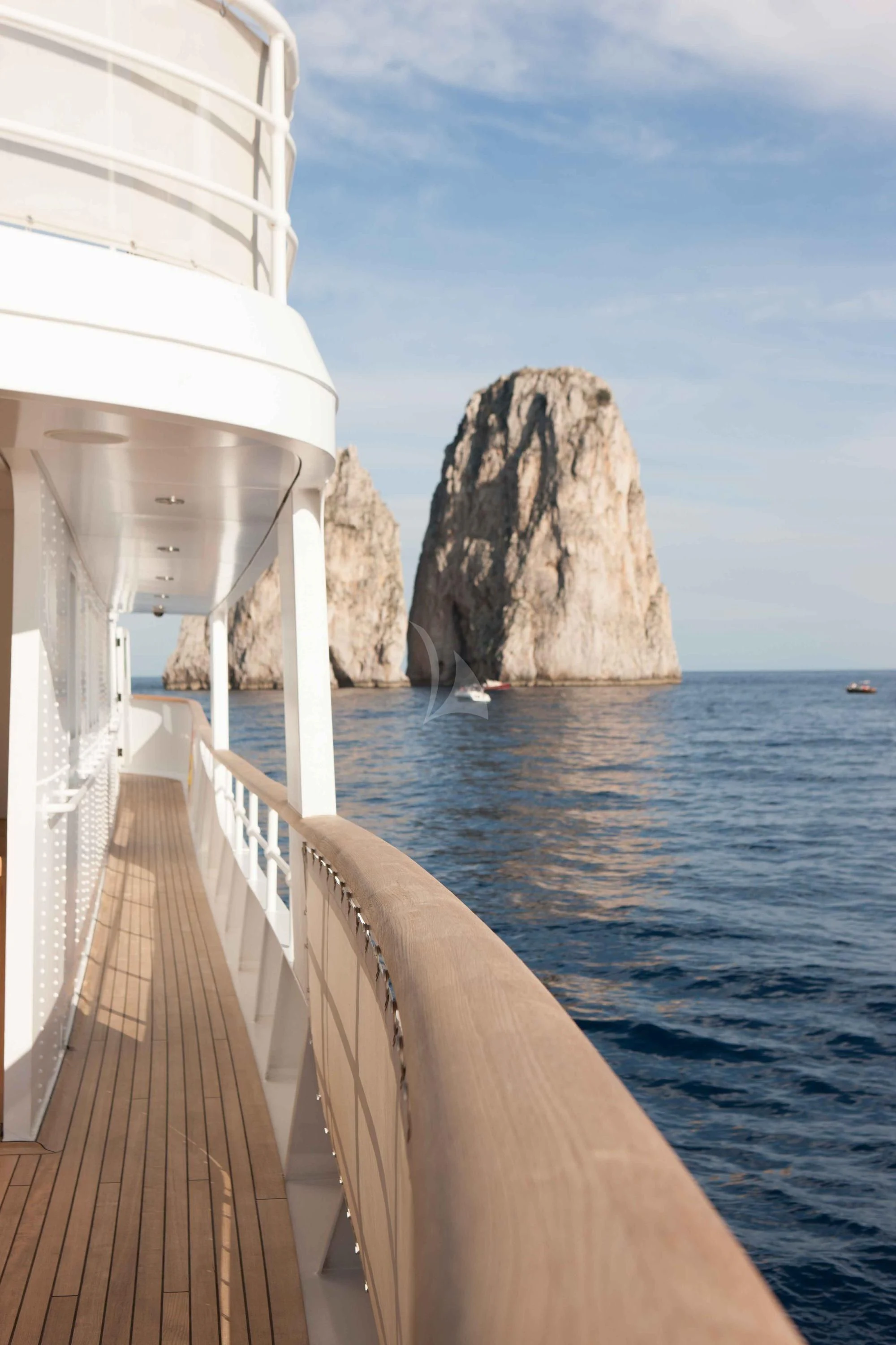 a boat on the water aboard ICE LADY Yacht for Sale