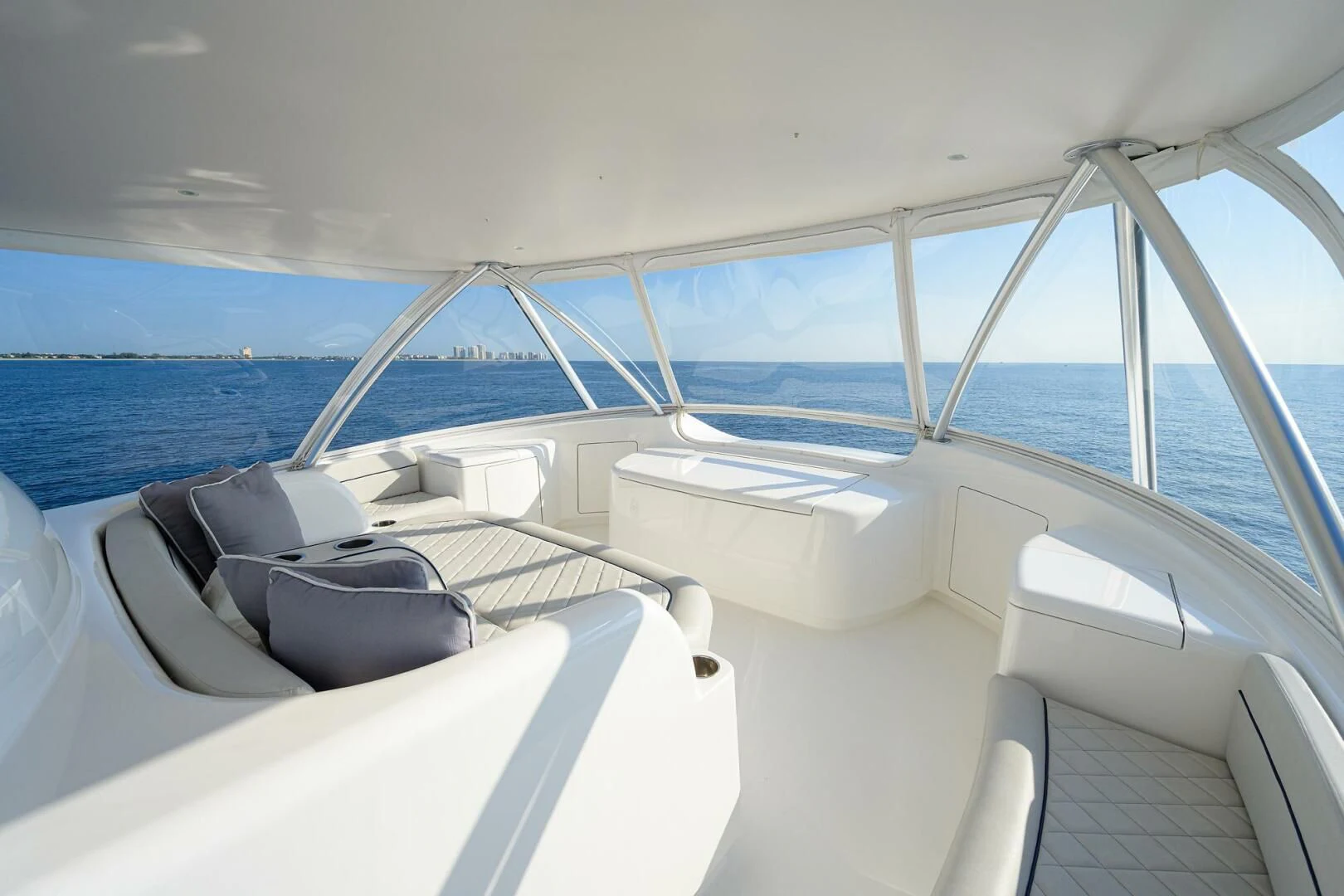 the inside of a boat aboard SURFBUM Yacht for Sale