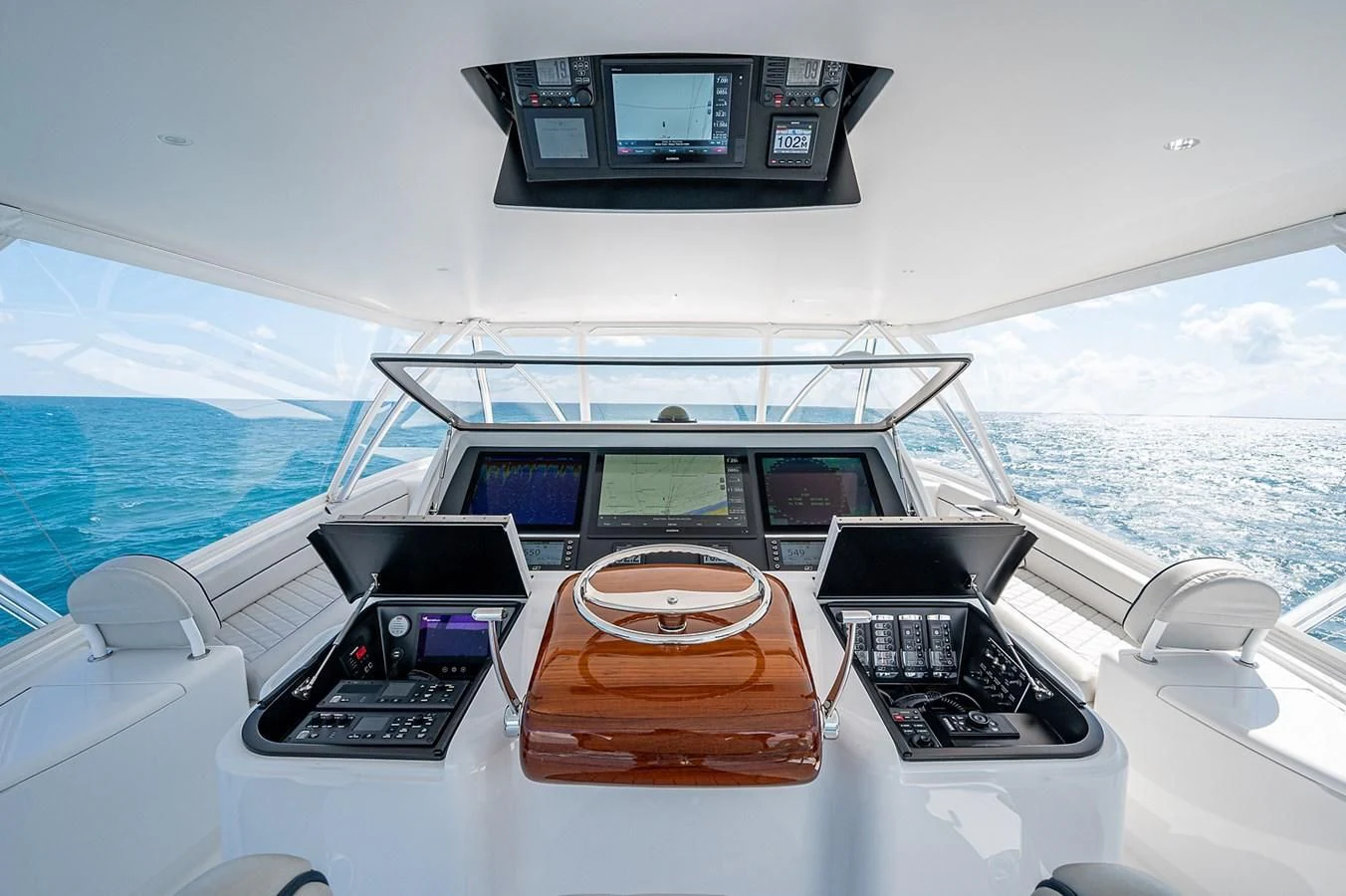 the inside of a boat aboard SURFBUM Yacht for Sale