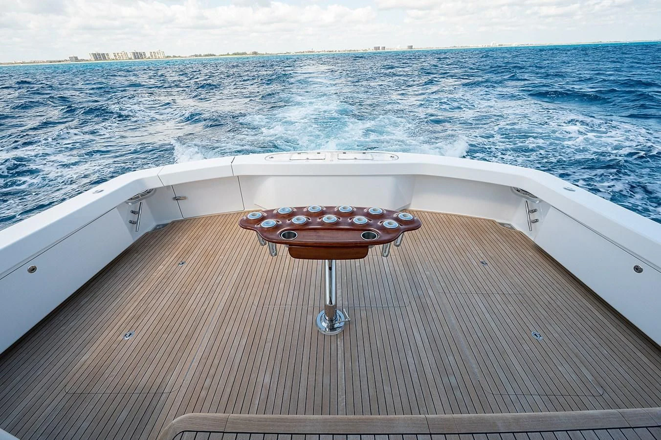 a red object on a boat aboard SURFBUM Yacht for Sale