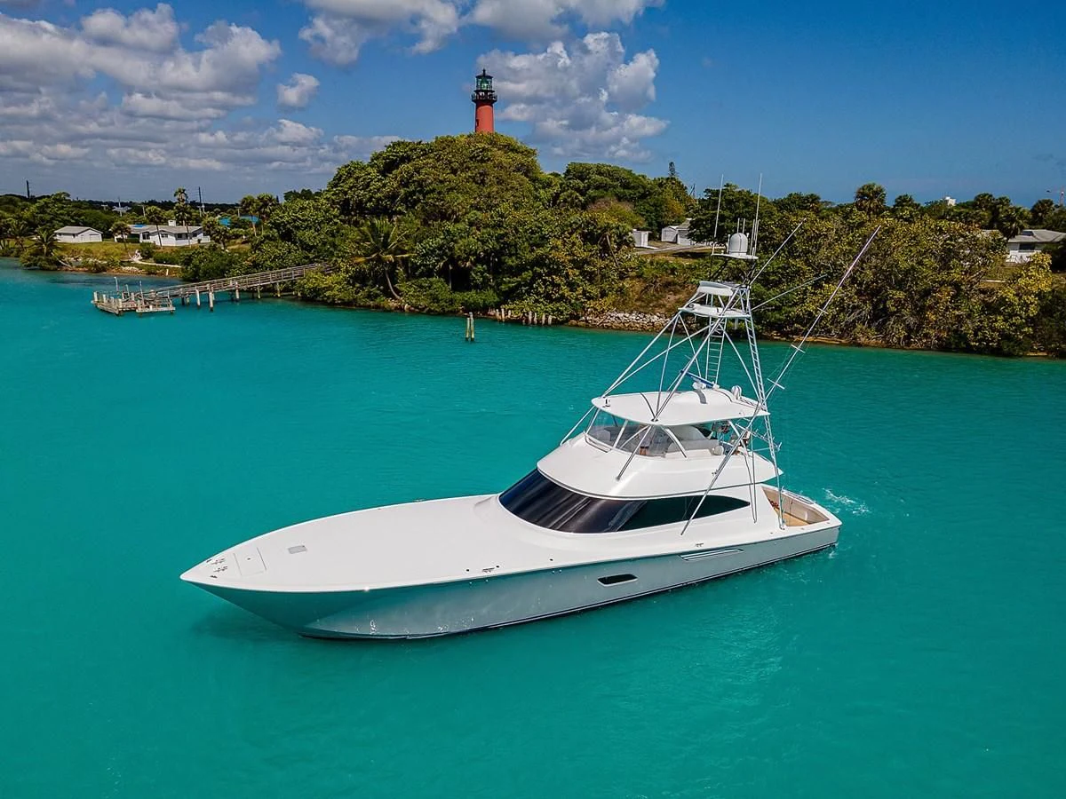 a boat in the water aboard SURFBUM Yacht for Sale