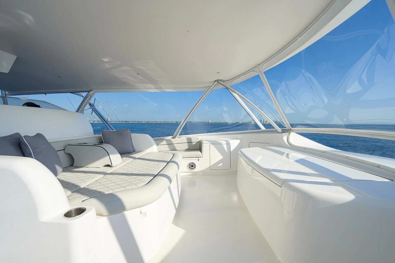 inside of a boat aboard SURFBUM Yacht for Sale