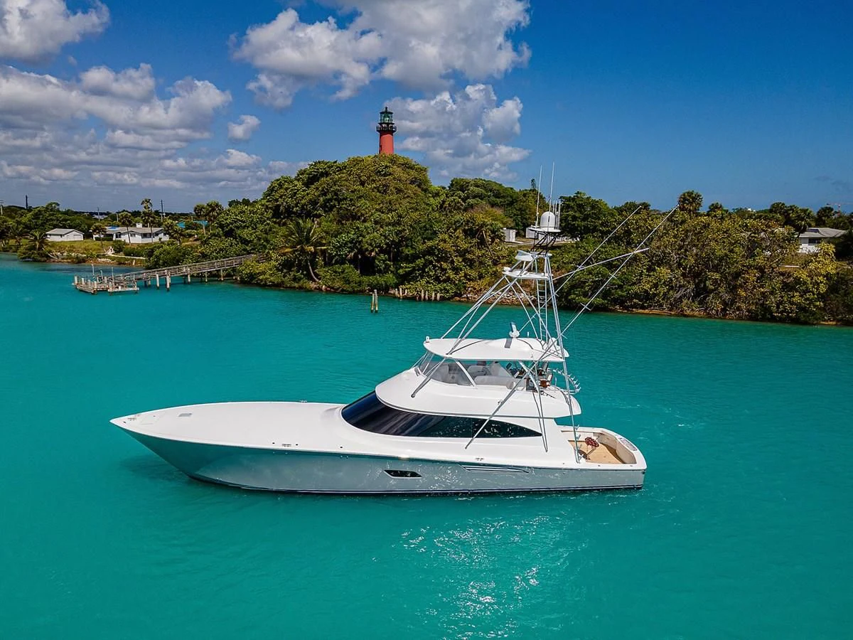 a boat on the water aboard SURFBUM Yacht for Sale