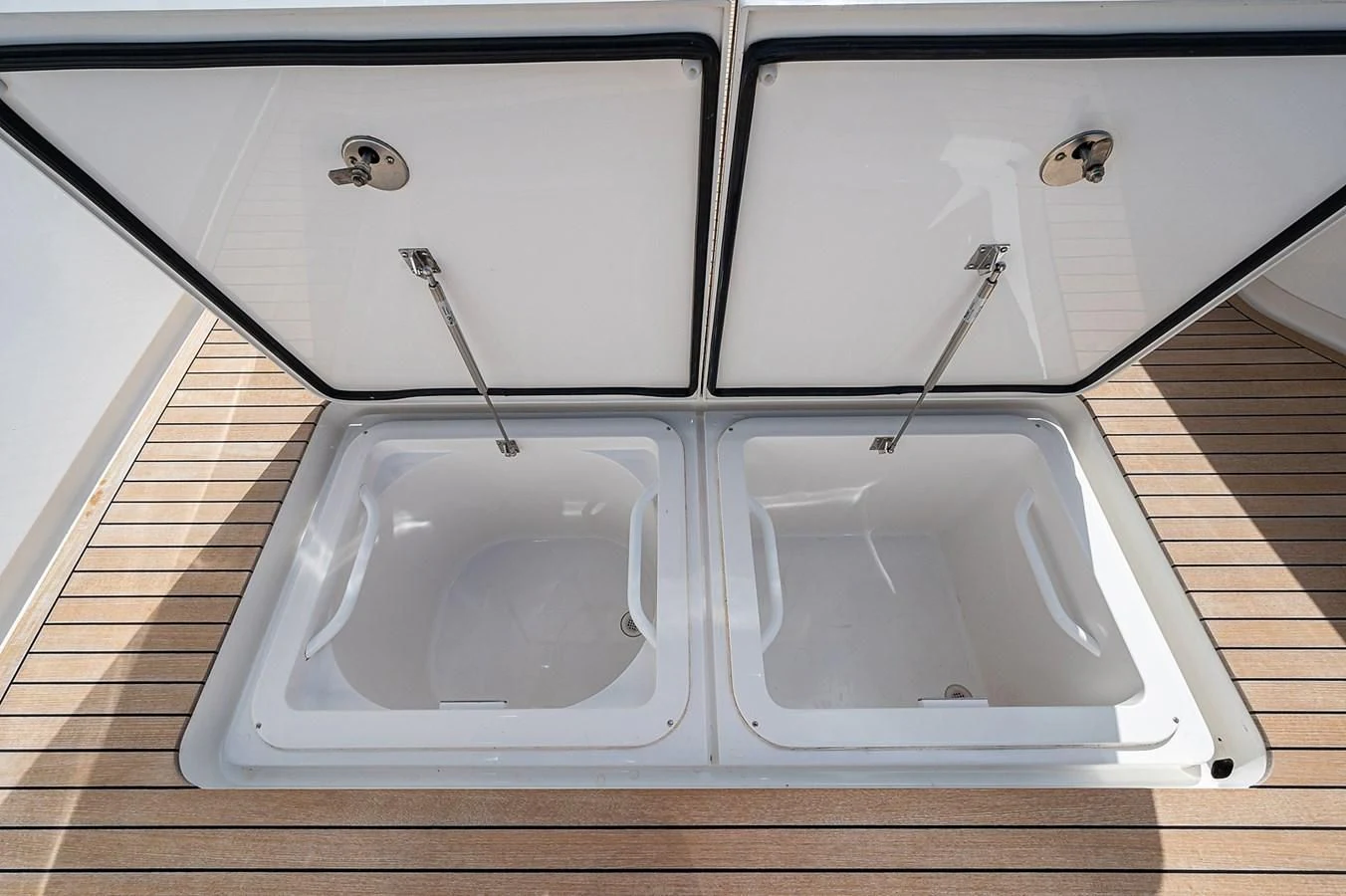 a sink in a kitchen aboard SURFBUM Yacht for Sale