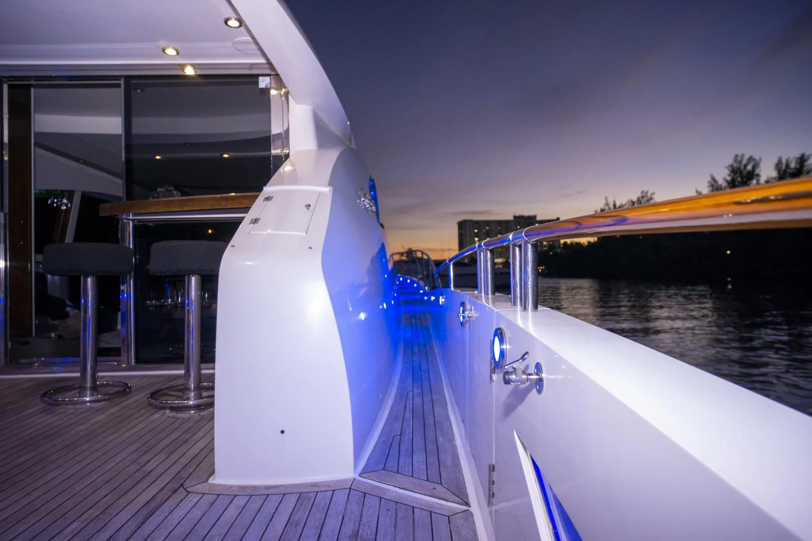 a boat on a body of water aboard SALACIA Yacht for Sale