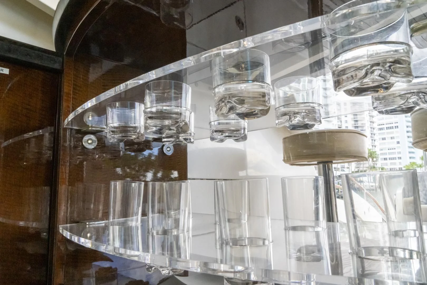 a group of beakers with beakers aboard SALACIA Yacht for Sale