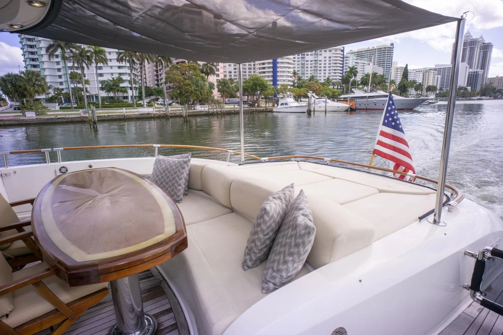 a boat on the water aboard SALACIA Yacht for Sale