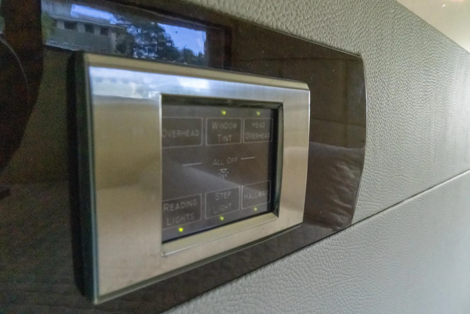 a computer on a table aboard SALACIA Yacht for Sale