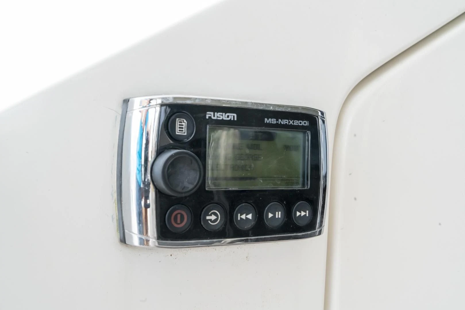 a rectangular electronic device aboard SALACIA Yacht for Sale
