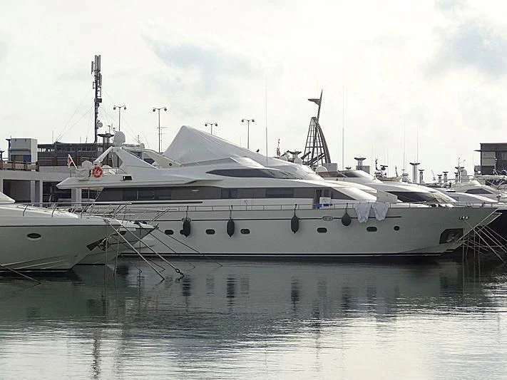 a couple of boats docked aboard ILLYA F Yacht for Charter