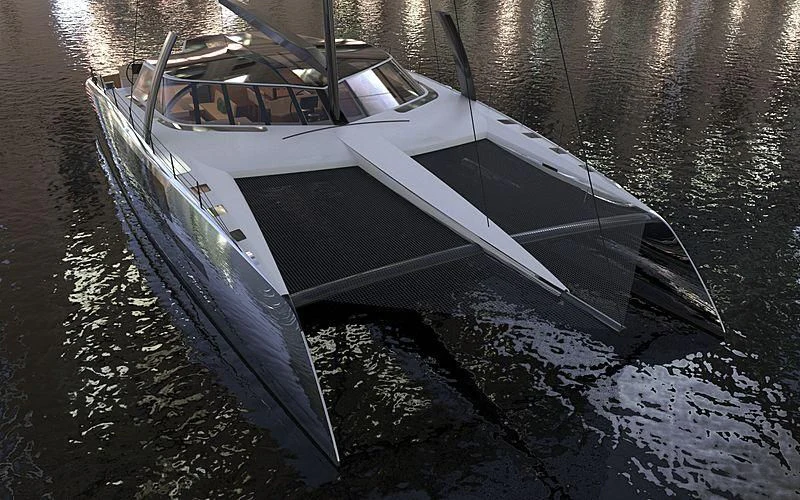a boat on the water aboard DAEDALUS D88 Yacht for Sale