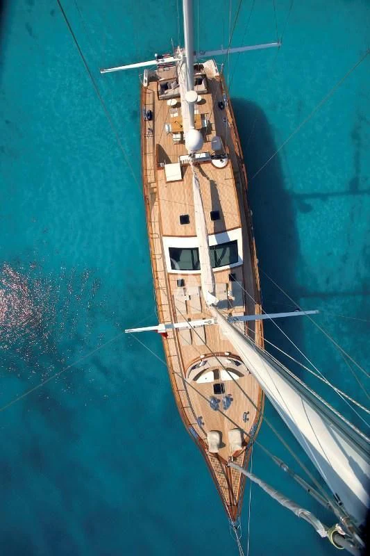 a boat in the water aboard MISS B Yacht for Sale