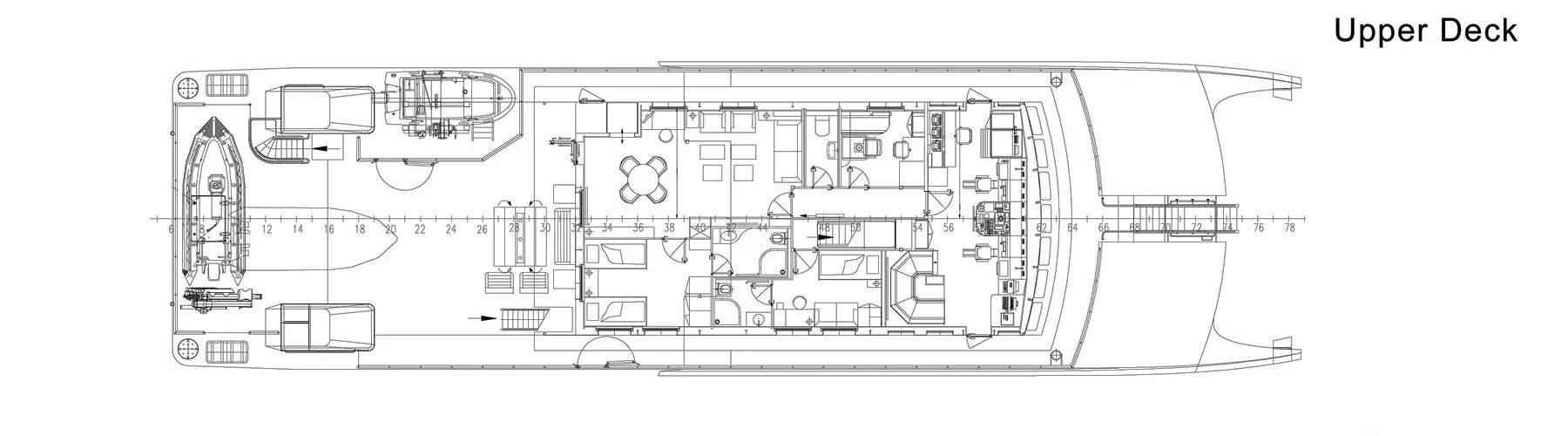 diagram, engineering drawing aboard HANSE EXPLORER Yacht for Sale