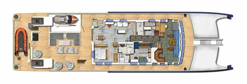 a close-up of a circuit board aboard HANSE EXPLORER Yacht for Sale