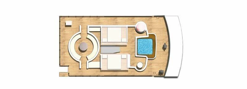 diagram aboard HANSE EXPLORER Yacht for Sale