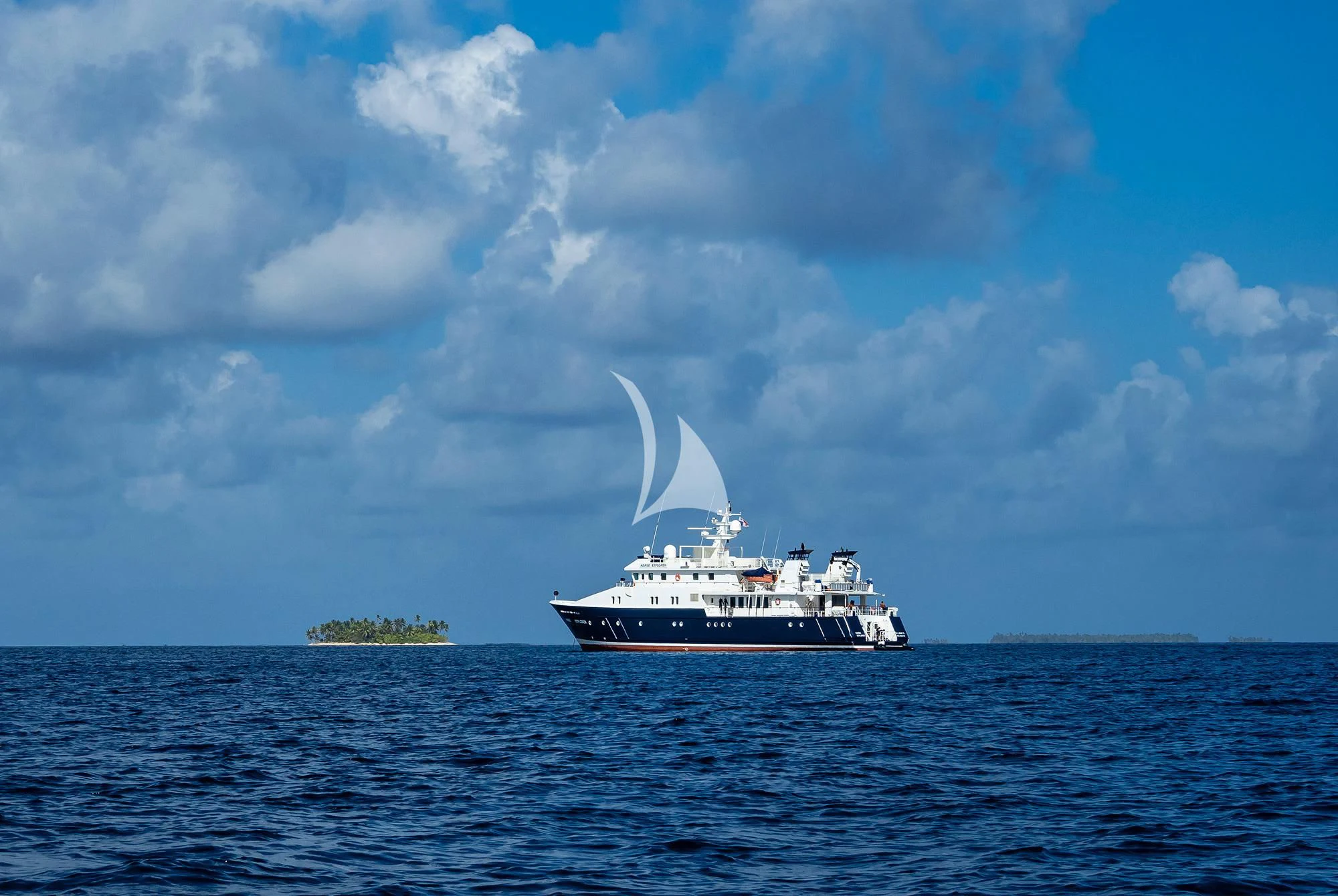 a boat in the water aboard HANSE EXPLORER Yacht for Sale