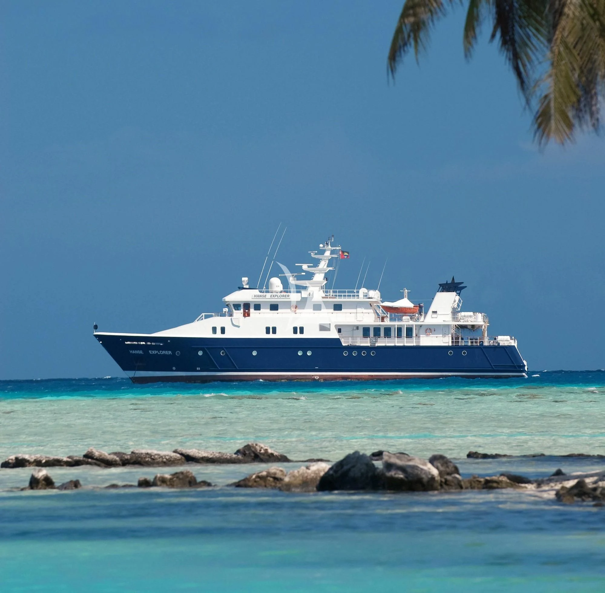 a boat in the water aboard HANSE EXPLORER Yacht for Sale