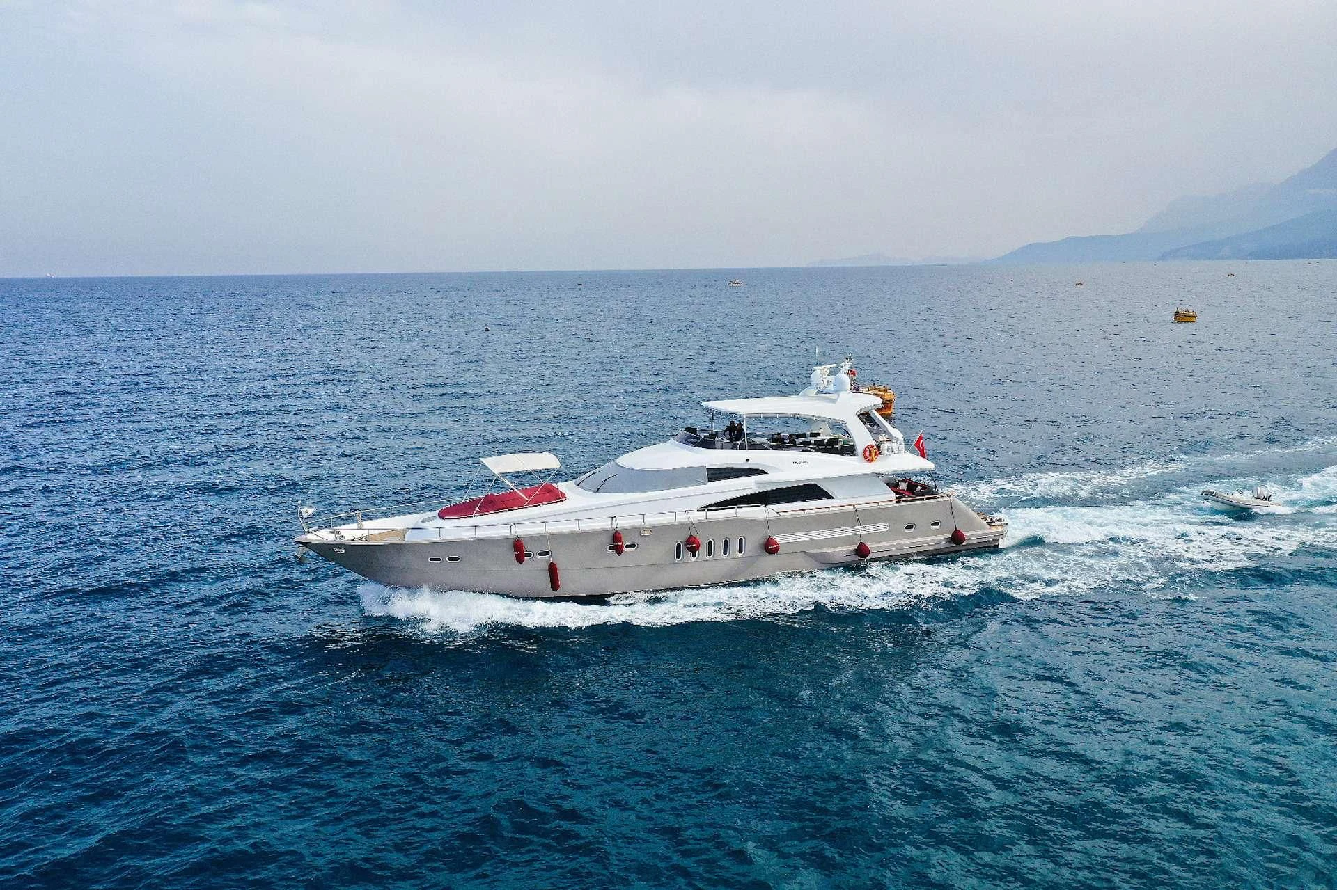 a boat in the water aboard ERDOGAN Yacht for Sale