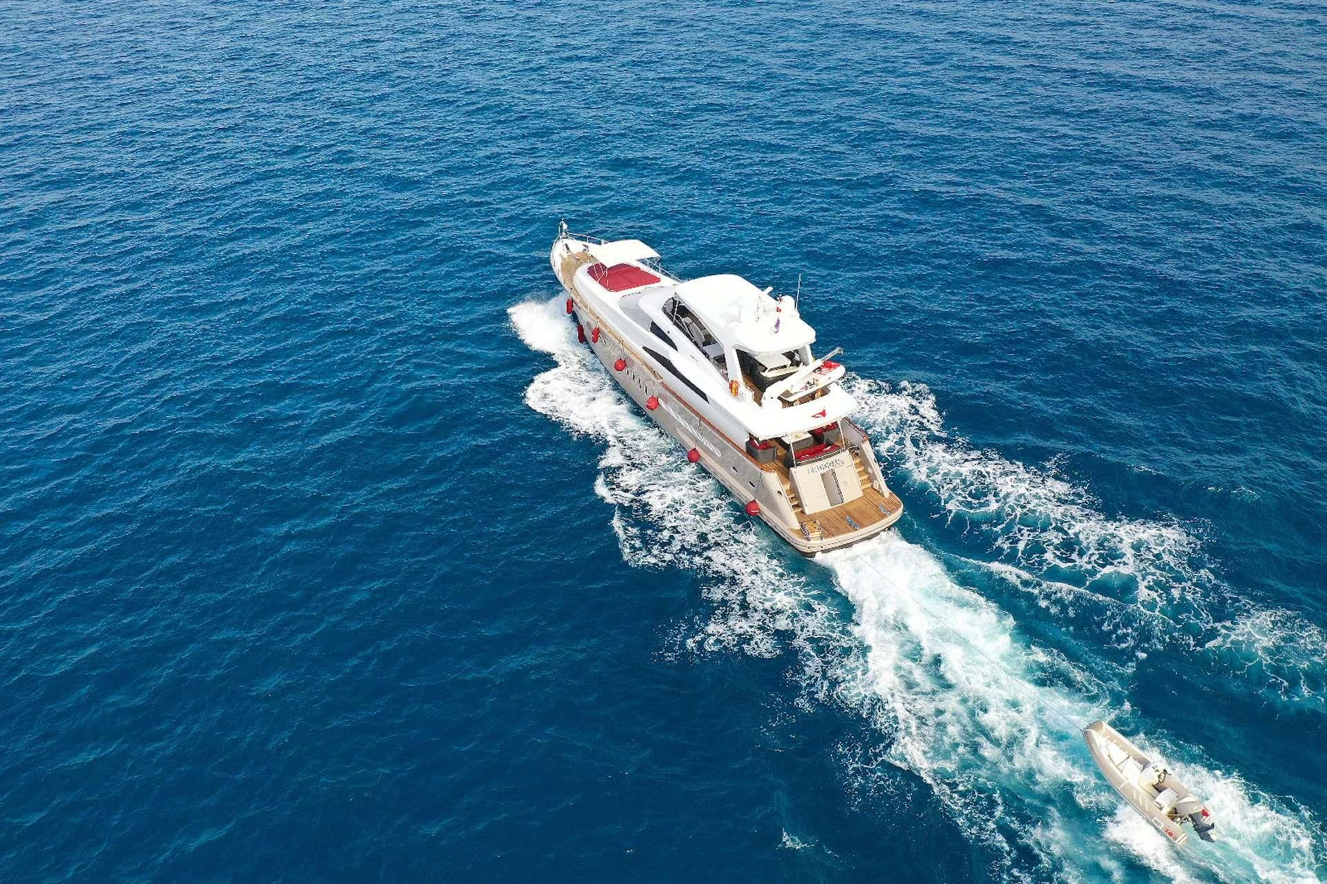 a boat in the water aboard ERDOGAN Yacht for Sale