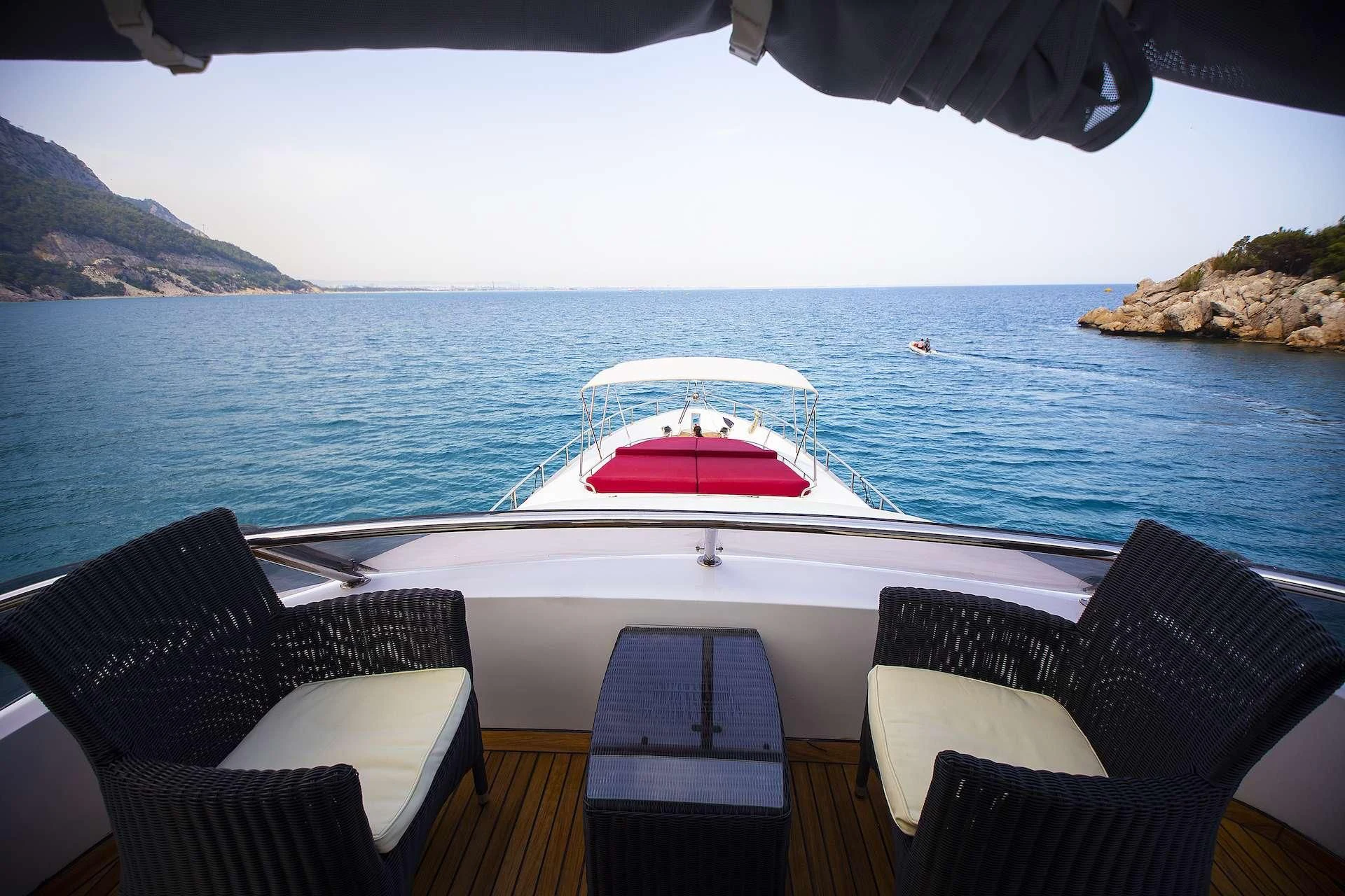 a boat on the water aboard ERDOGAN Yacht for Sale