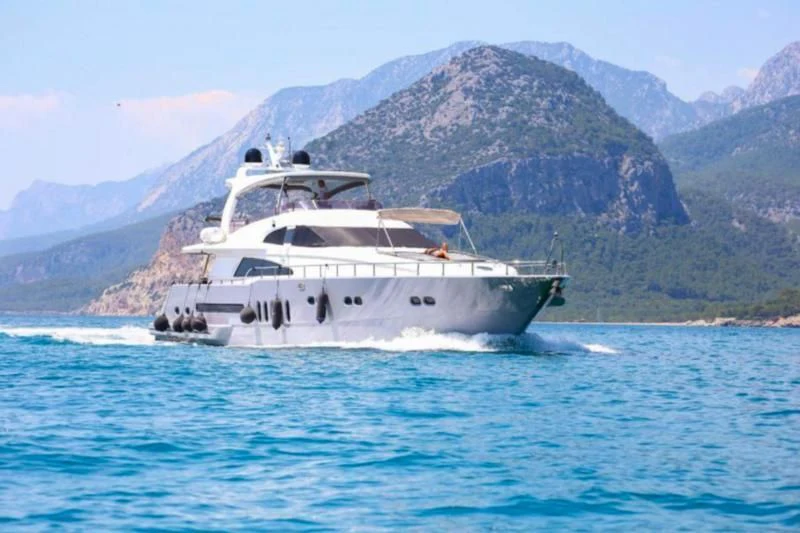 a boat on the water aboard ERDOGAN Yacht for Sale