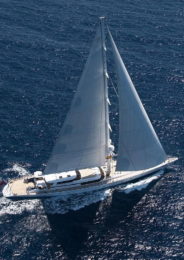 a sailboat on the water aboard HYPERION Yacht for Charter