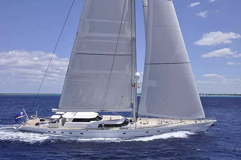 a sailboat on the water aboard HYPERION Yacht for Charter
