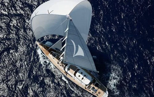 a space shuttle in space aboard HYPERION Yacht for Charter