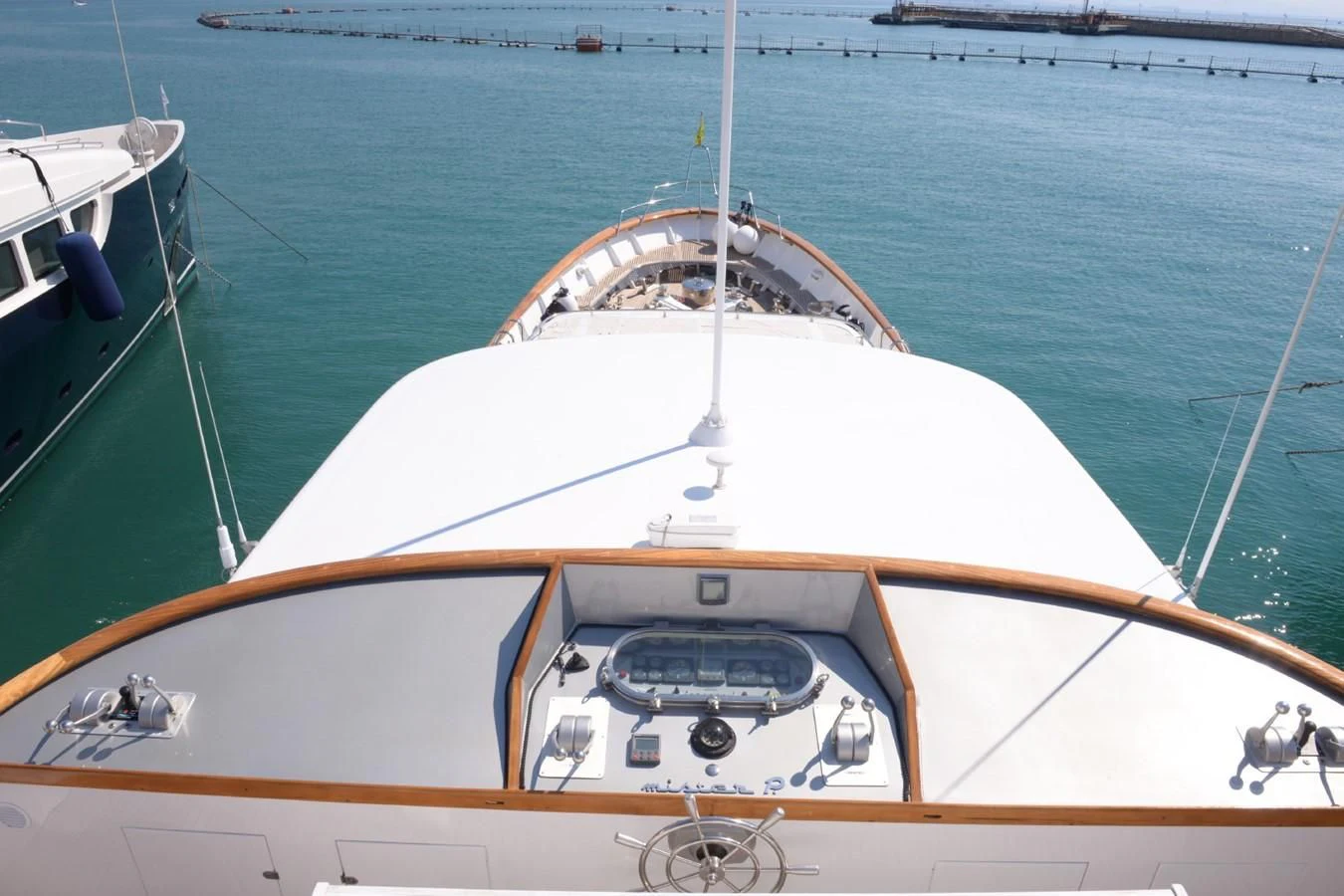 a boat in the water aboard MISTER P Yacht for Sale