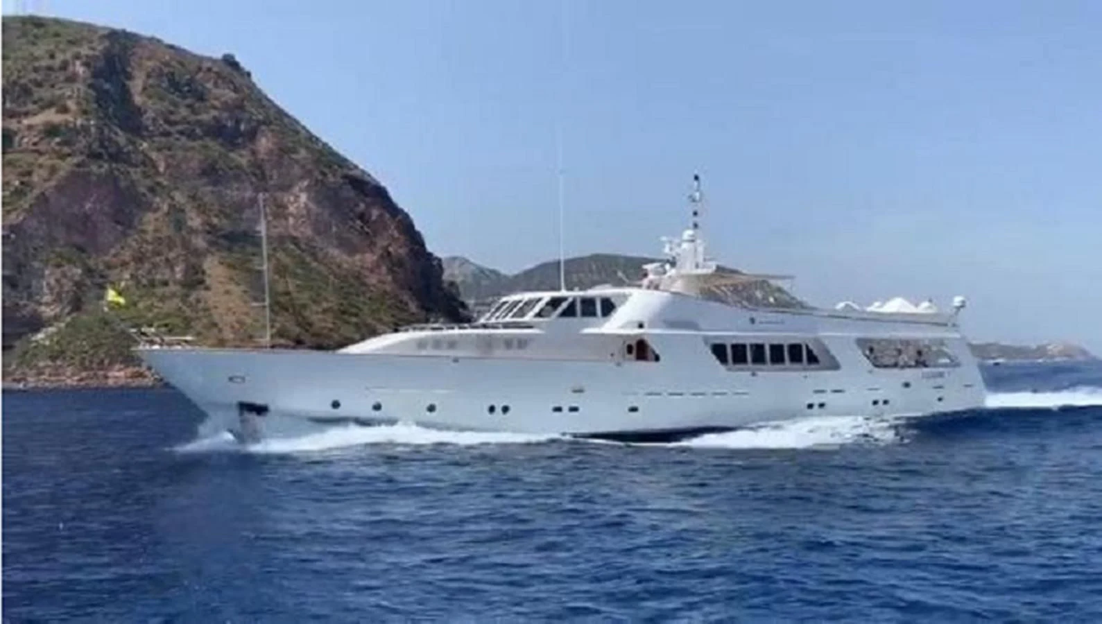 a boat on the water aboard MISTER P Yacht for Sale