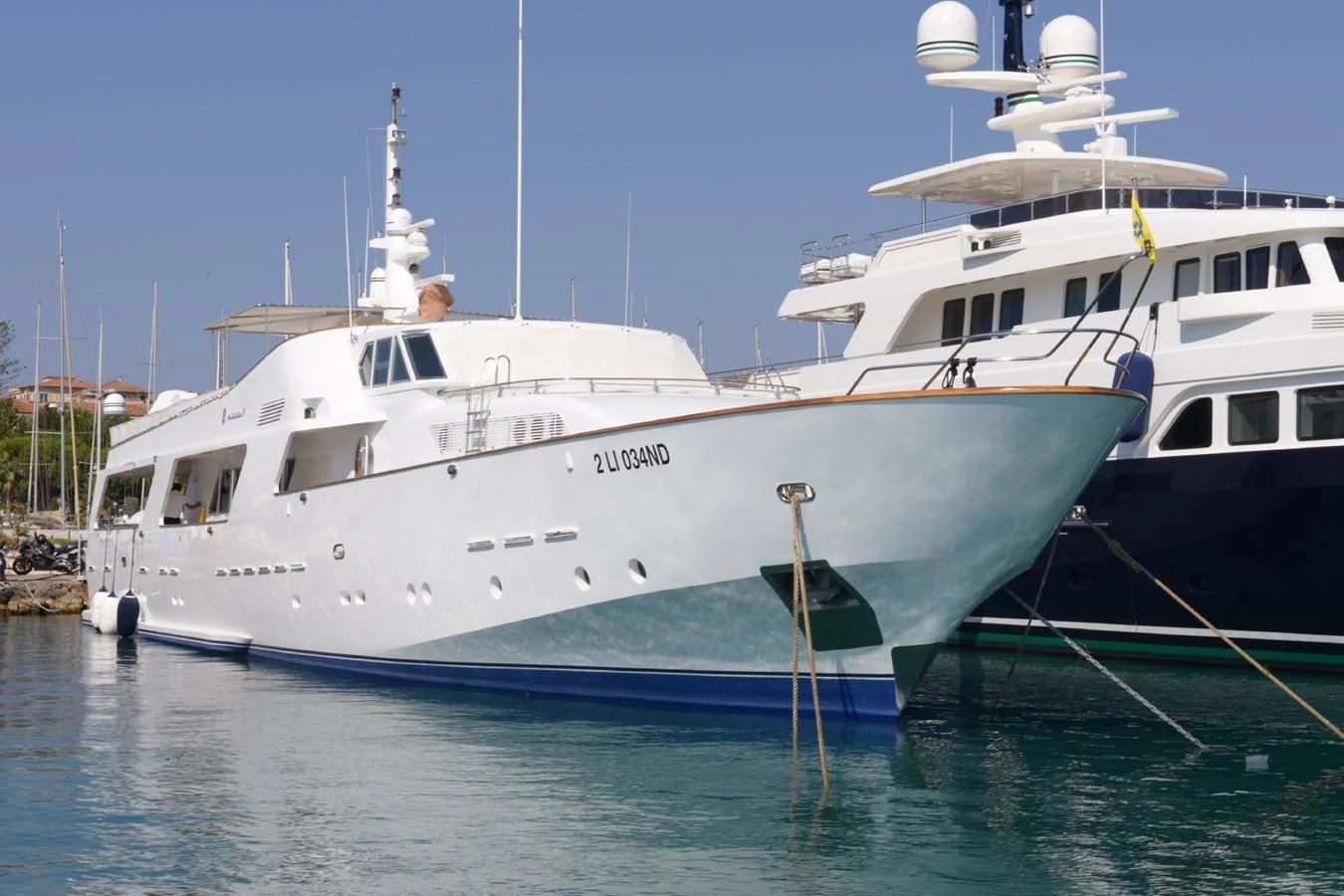 a couple of boats in the water aboard MISTER P Yacht for Sale